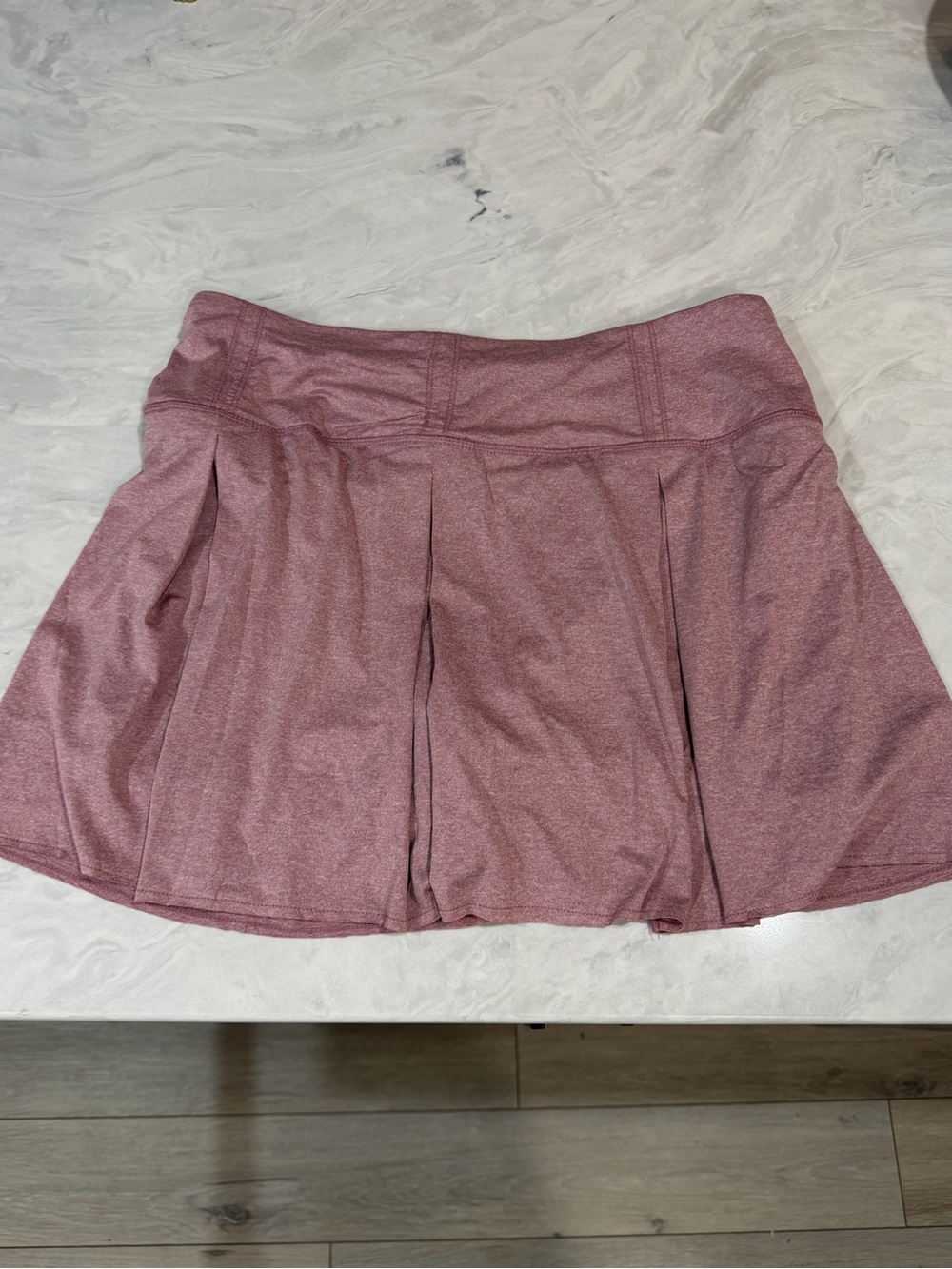 Women's Athletic Pleated Skort in Dusty Rose